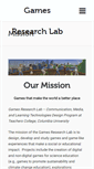 Mobile Screenshot of gamesresearchlab.com